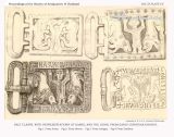 Burgundy Belt Clasp's, Visigothic, Daniel, Habacuc, Burgundy Belt Clasp, Pedro Nave.