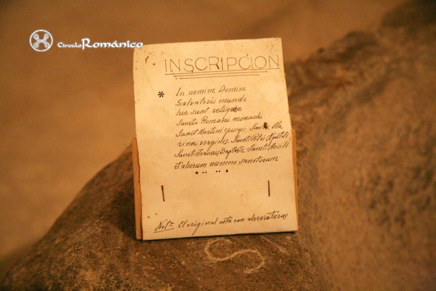 San Roman de Hornija. San Roman. Inscripcion