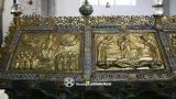 Colonia. San Pantalen -Arqueta de St Albanvs- Ascensin y las tres Maras ante el sepulcro de Cristo