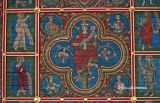 Hildesheim. San Miguel. Detalle del artesonado