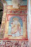 Oberzell. Saint Georg. Pintura de santo