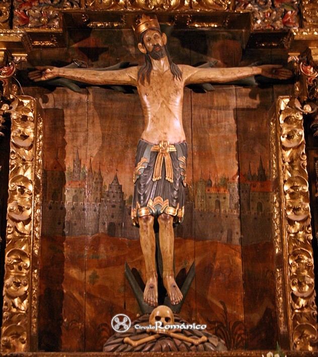 Cangas del Narcea. Cristo romnico del Monasterio de Corias.