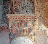 Boada de Villadiego. Ntra Sra de la Asuncion. Capitel sur del arco triunfal: Paz de Dios 