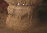 Piedra, La. Santa Maria. Detalle de los leones del pie