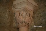 Ribas de Campos. Santa Cruz. Capitel con dragn alado