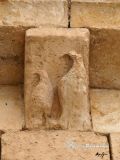Cerezo de Arriba. San Juan Bautista. Canecillo con aves