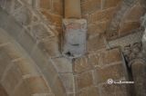 Torres del Rio. Santo Sepulcro. Mnsula con cabeza monstruosa