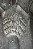 Armentia. San Prudencio. Capitel del abside: pastor con su rebaño