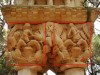 Capitel cuadruple Palamos lucha de guerreros.JPG
