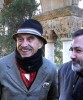 Kurt Engelhorn, en una visita urgente el 10 Diciembre 2014 a su finca del Mas de Vent Palamos no se había pronunciado hasta ahora sobre los arcos de estilo románico que tiene instalados en el jardín.JPG