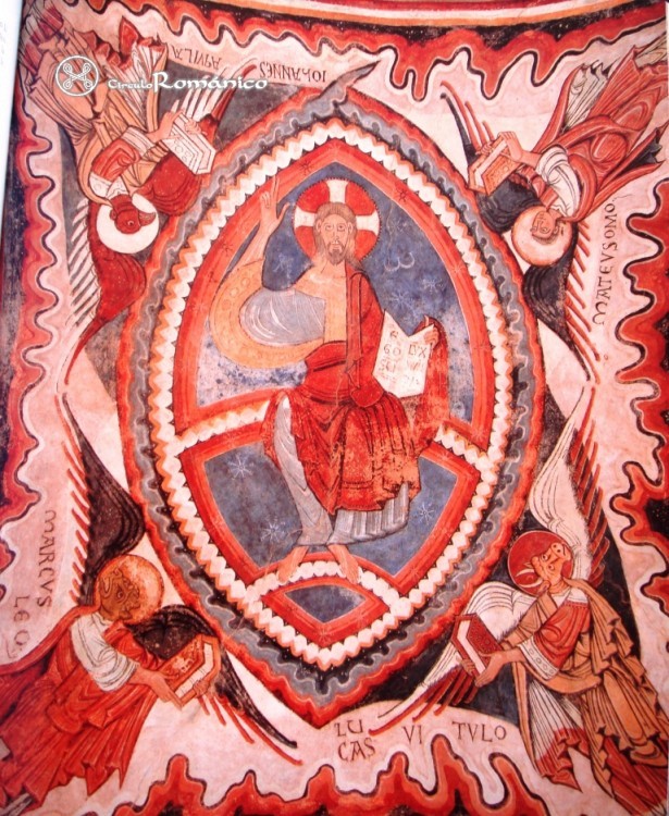 Pintura. La Pintura en el  Rom&aacute;nico: La decoraci&oacute;n del interior