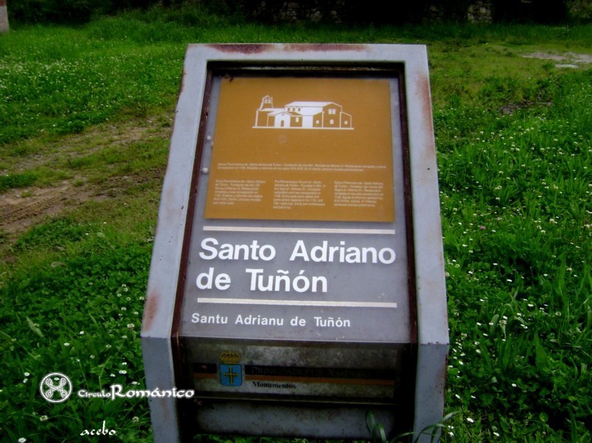 Tuñon. Santo Adriano. Cartela