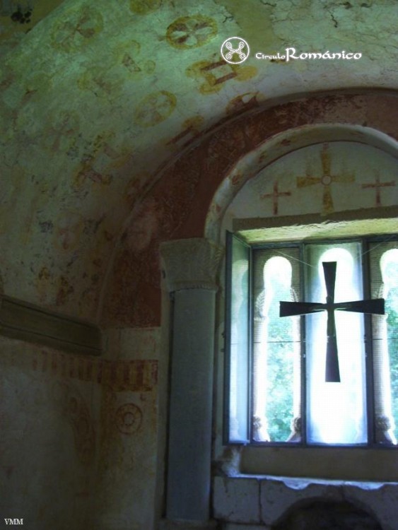 Valdedios. San Salvador. Detalle del interior del abside