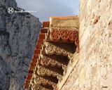 Cantabria. Santa María de Lebeña. Modillones del alero