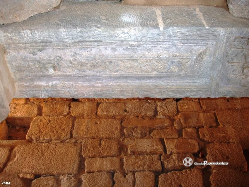 Merida. Hospital de Peregrinos. Parte interna de la pilastra