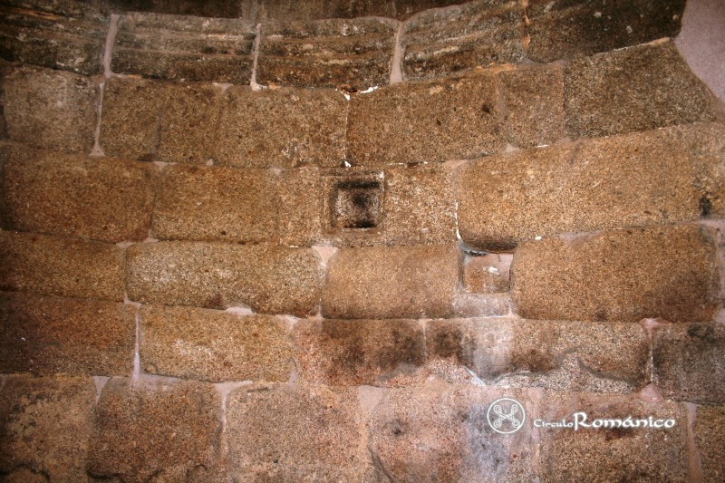 San Martin de Montalban. Santa Maria de Melque. Detalle de los muros