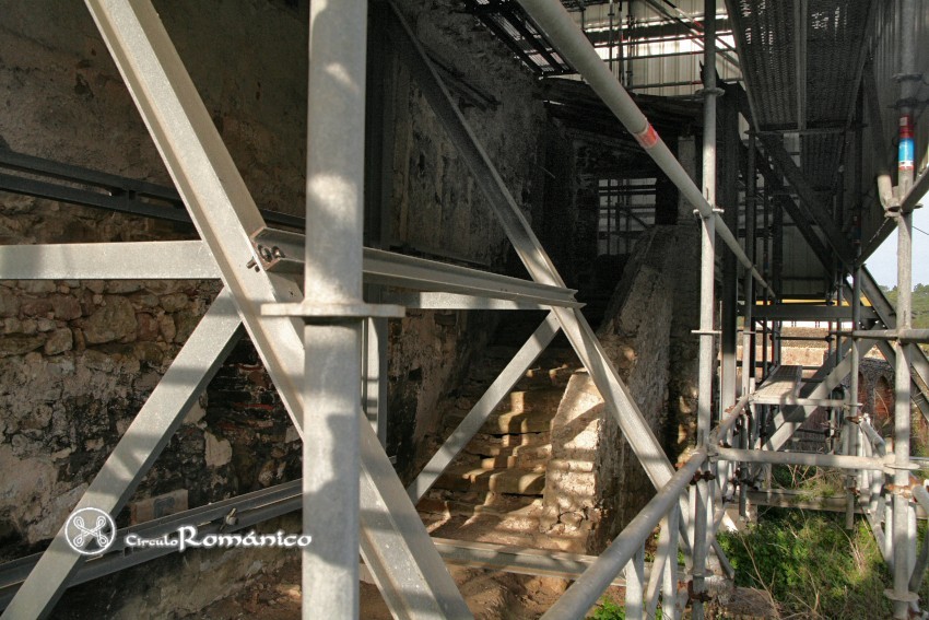 Nazare. San Giao. Escalera de acceso