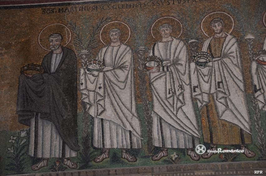 Rávena. San Apolinar el Nuevo. Cortejo de santos mártires