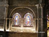 Lugo. Catedral de Santa Maria. Vanos geminados góticos con capiteles románicos