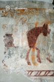 Bludesch. Nikolauskirche. Detalle de la Huida a Egipto