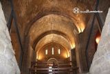 Luna.San Santiago y San Miguel.Pies del templo desde la cripta