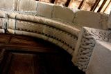 Sotiello.San Antolin.Detalle de arquivolta y cimacio lado derecho