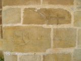 Villaviciosa. Santa Maria de La Oliva. Marcas en el lado derecho de la puerta