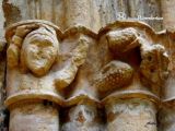 Liebana.Santo Toribio.Capitel detalle