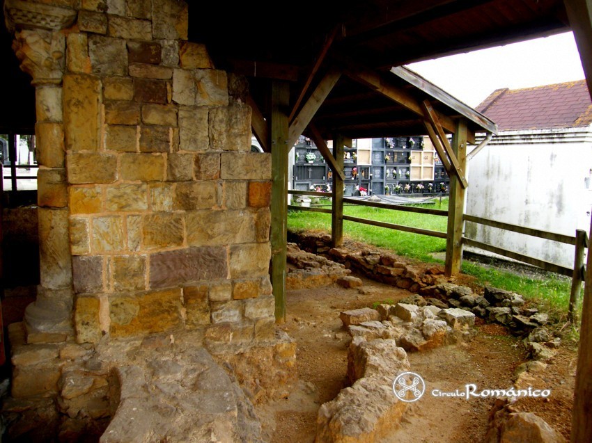 Maliaño. San Juan. Cimientos del templo