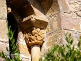 Molledo.San Lorenzo.Detalle de capitel figurado