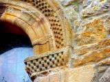 Tejo, El. Santa Maria. Detalle de imposta ajedrezada