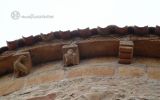 Hinojosa. Ermita de Santa Catalina. Canecillos figurados y de rollo