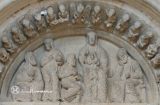 Ahedo de Butron.Nuestra Sra de la Asuncion. Detalle del tímpano: Epifania