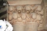 Fuente Urbel. Santa Maria. Capitel con cabecitas
