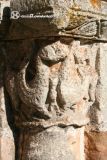 Huidobro. San Clemente.Capitel zoomorfo del exterior