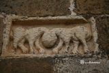 Montorio. San Juan Evangelista. Detalle del relieve