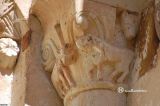 San Pedro de Arlanza (Hortigüela). San Pedro. Capitel con cuadrúpedos enfrentados