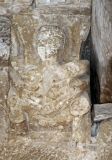 Valdenoceda. San Miguel Arcángel. Canecillo del tejadoz con escena erótica