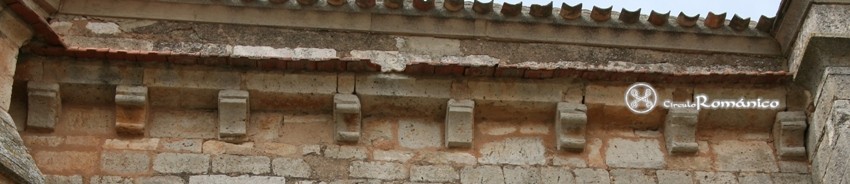 Villadiego. San Lorenzo. Canecillos geométricos