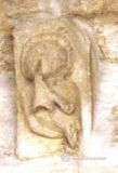 Astudillo.Santisimo Cristo de Torre Marte.Canecillo con musico