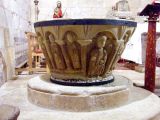 Moarves de Ojeda. San Juan Bautista. Apostolado y Pantocrator