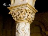 San Andres del Arroyo. Monasterio. Capitel vegetal