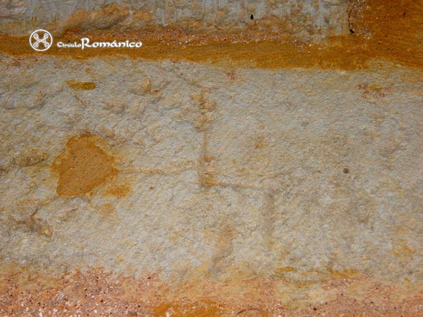 San Andres del Arroyo. Monasterio. Marca de cantero