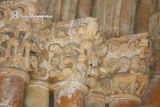 San Quirce de Riopisuerga. San Miguel. Detalle de los capiteles