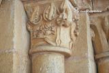 Traspeña de la Peña. La Transfiguracion. Capitel del lado derecho