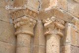 Valoria de Alcor. San Fructuoso. Capiteles del acceso lateral del portico