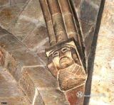 Salamanca. Santo Tomas Canturiense. Dama en la mensula del crucero