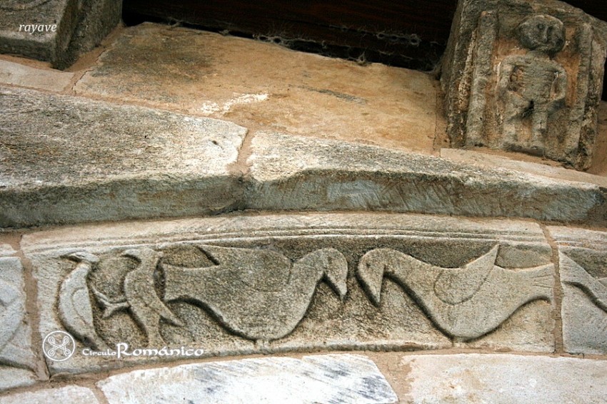 Torresmenudas. San Román Mártir. Detalle de aves