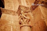 Aldealengua de Sta Maria. Nuestra Sra de la Asuncion. Capitel con arpias