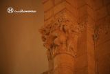 Caballar. La Asuncion de Nuestra Señora. Lateral del cpaitel: ave